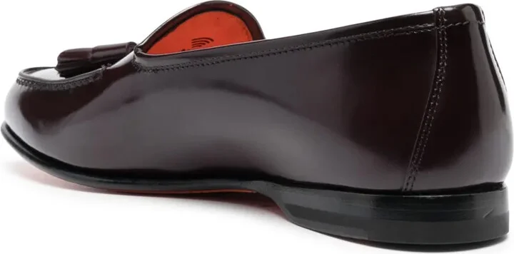 Andrea tassel-detail leather loafers - Image 3