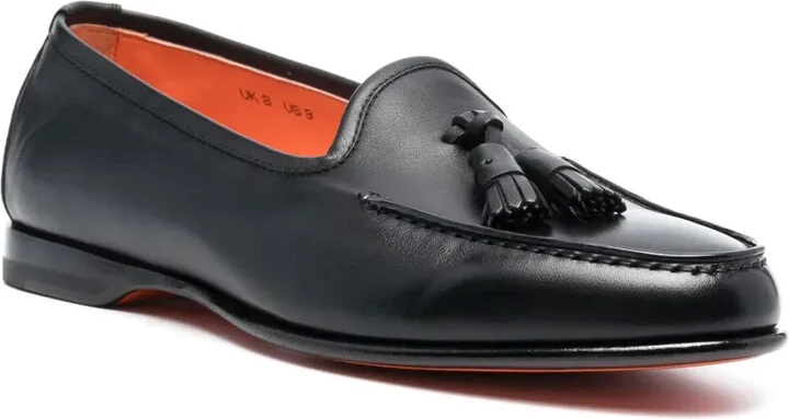 Andrea tassel-detail leather loafers - Image 2
