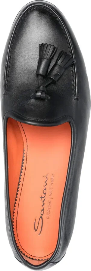 Andrea tassel-detail leather loafers - Image 4