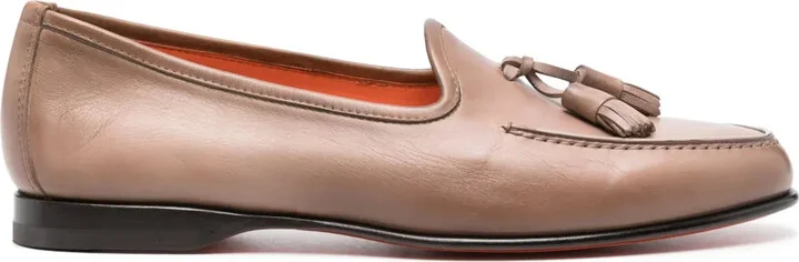 Andrea tassel leather loafers