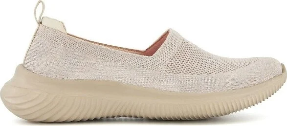 Andrea Ultra Comfort Slip on Casual Sneakers 6767, Beige, - Image 2