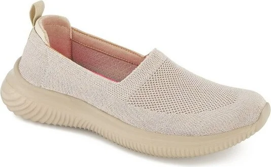 Andrea Ultra Comfort Slip on Casual Sneakers 6767, Beige,