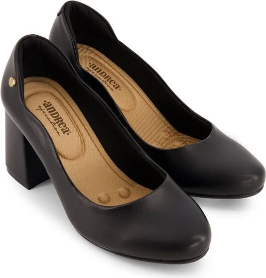 Andrea Womens Comfort Pumps 8478, Black, - Image 2
