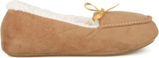 Andrea Womens Comfy Slippers 15221, Honey, - Image 2