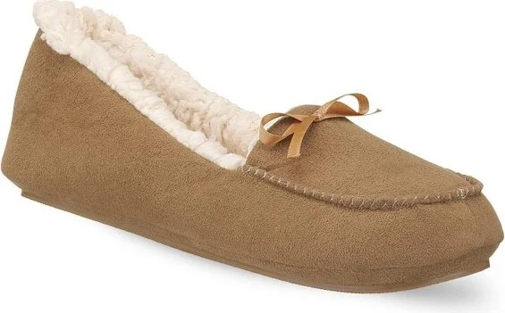 Andrea Womens Comfy Slippers 15221, Honey,