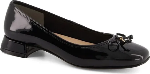 Andrea Womens Heeled Ballerinas 738, Black,