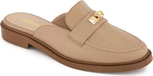 Andrea Women's Moccasin Clogs 6910, Navy,