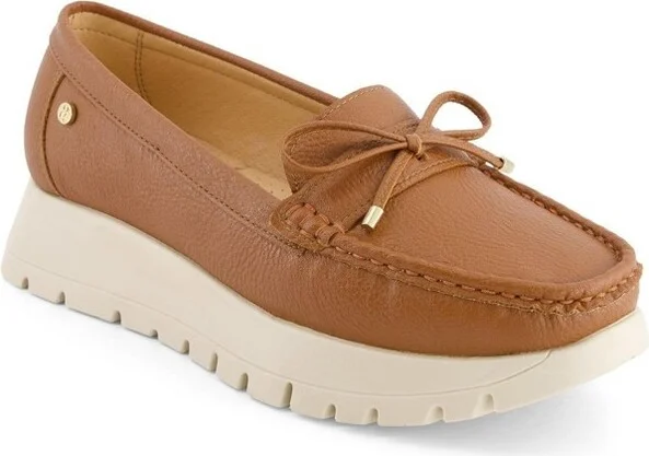 Andrea Women's Ultra Comfort Classic Loafers 65364 Brown - Image 2