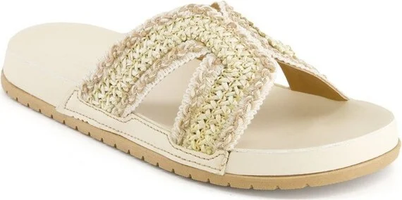 Andrea Women's Ultra Comfort Slides 6563 Beige - Image 2