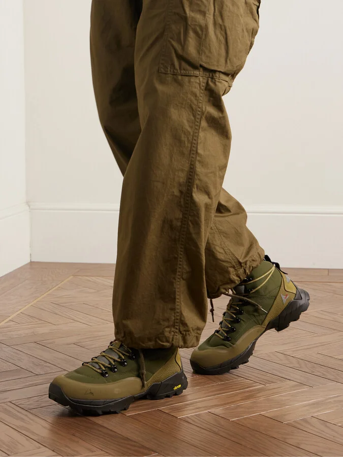 Andreas Suede and Rubber-Trimmed Ripstop Hiking Boots - Image 2