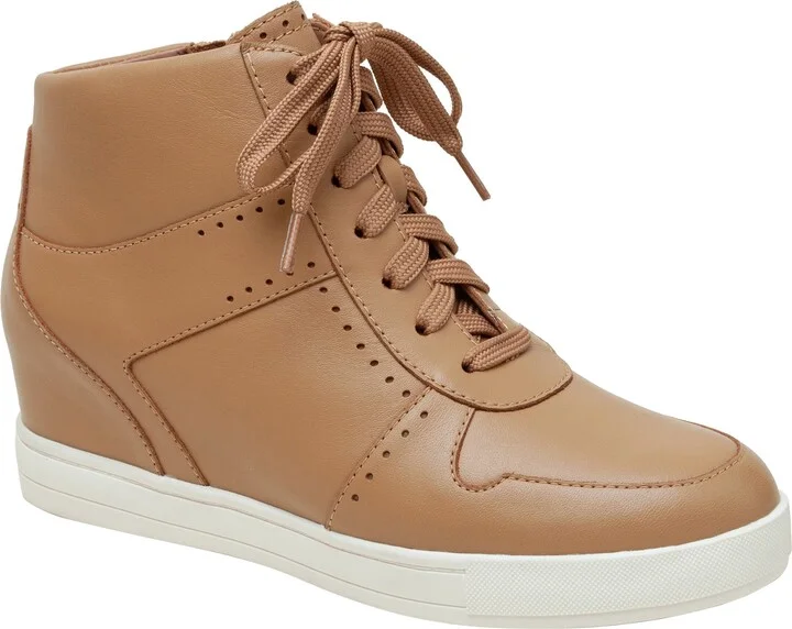 Andres Mixed Media High Top Sneaker