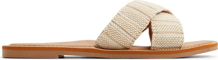 Andreya Raffia Slide Sandal - Image 2