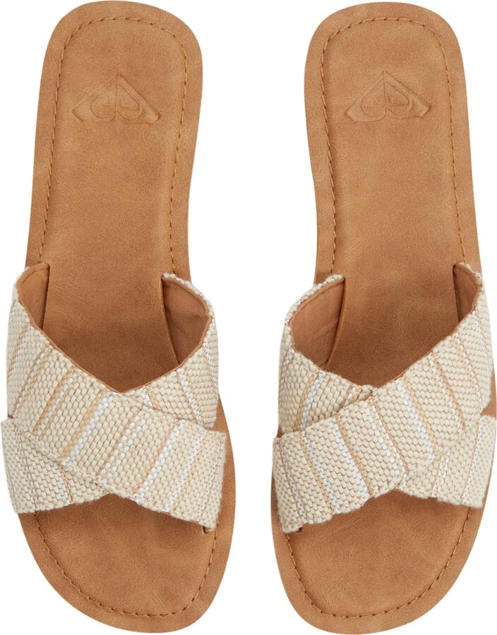 Andreya Raffia Slide Sandal - Image 3