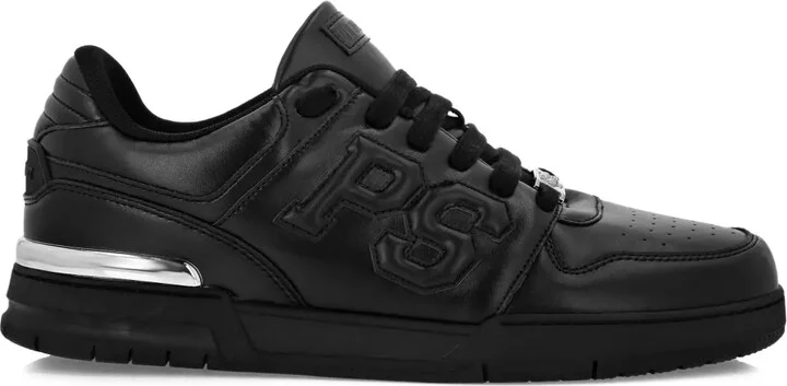 Andrika logo leather sneakers