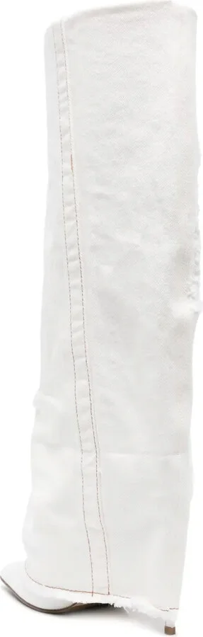 Andy 120mm cuffed denim boots - Image 3