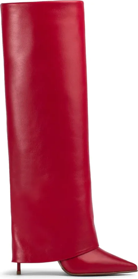 Andy 120mm leather knee-high boots
