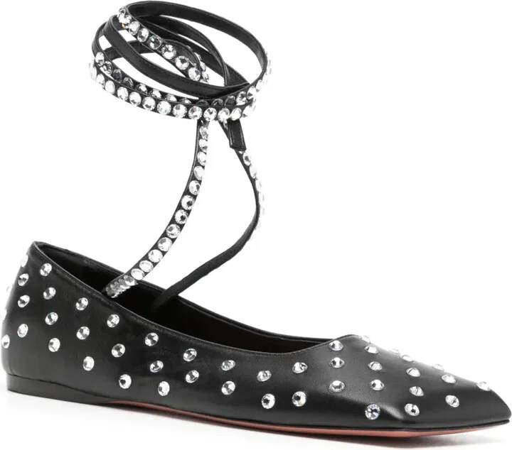 Ane crystal-embellished ballerina shoes - Image 2