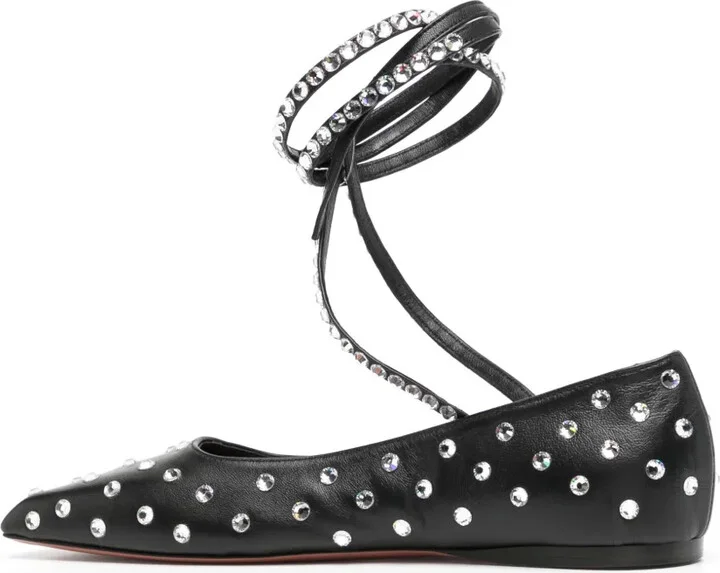 Ane crystal-embellished ballerina shoes - Image 3