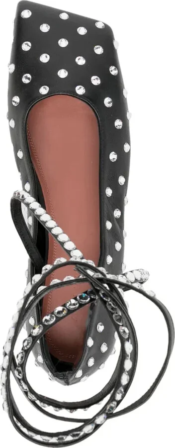 Ane crystal-embellished ballerina shoes - Image 4