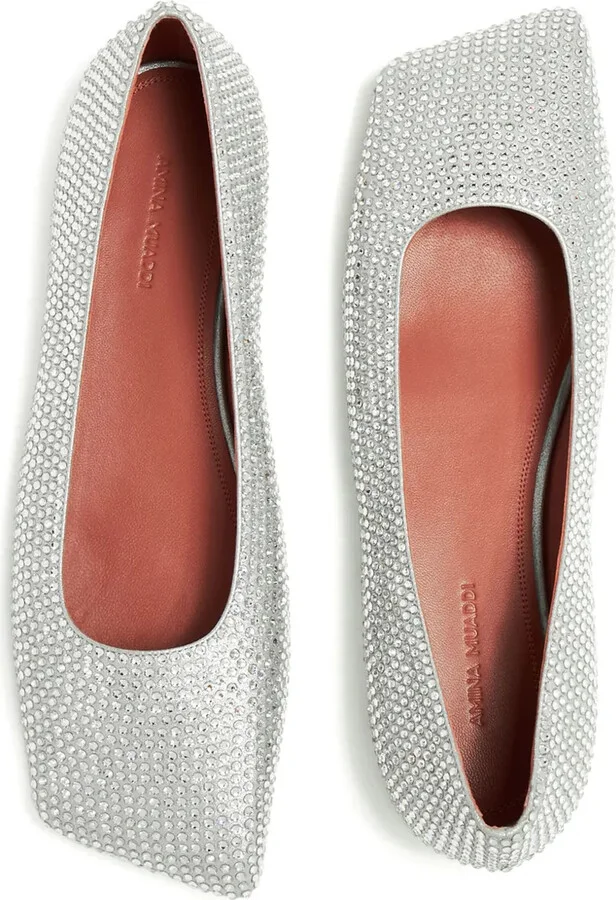 Ane crystal-embellished ballerina shoes - Image 4