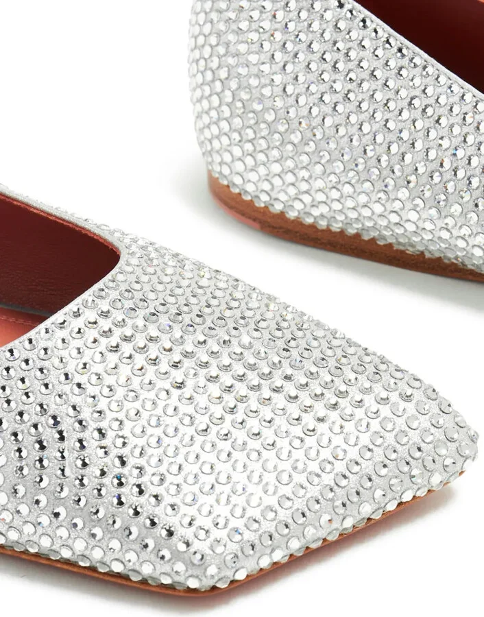 Ane crystal-embellished ballerina shoes - Image 5