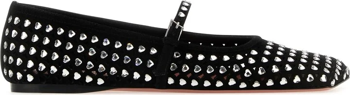 Ane Crystal Heart Flat