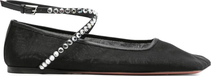 Ane mesh ballerina shoes