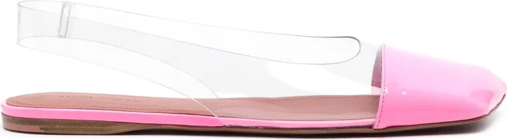 Ane square-toe ballerina shoes