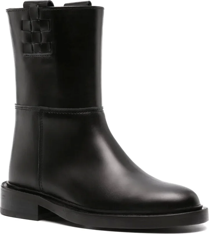 Anella interwoven-detail leather boots - Image 2