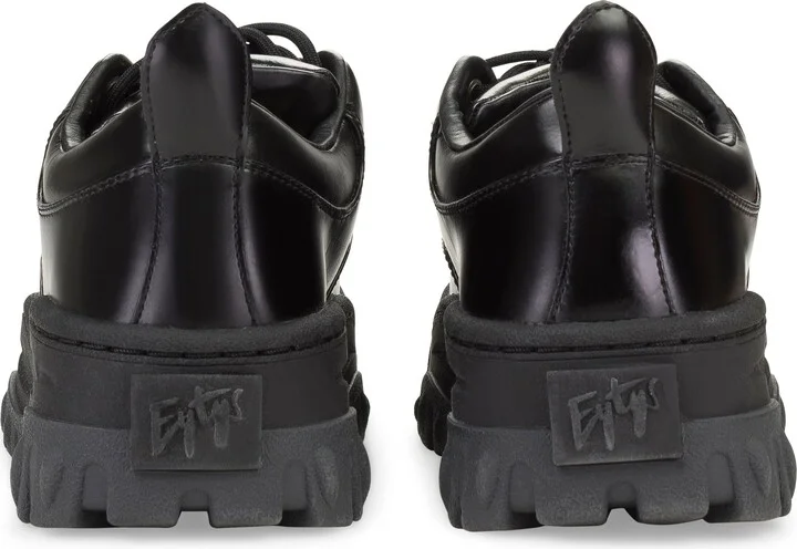 Angel Leather Black Sneakers
