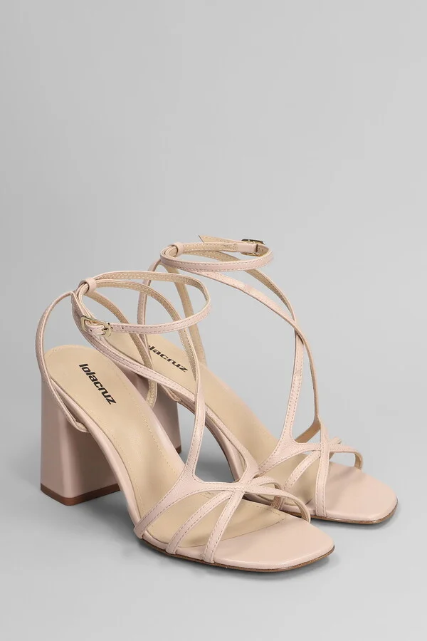 Angela 85 Sandals In Powder Leather - Image 2