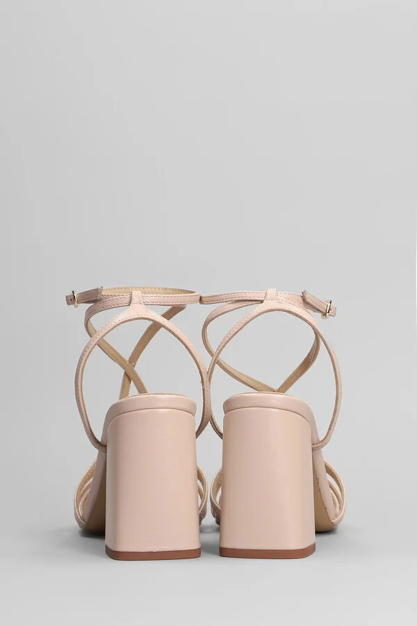Angela 85 Sandals In Powder Leather - Image 4