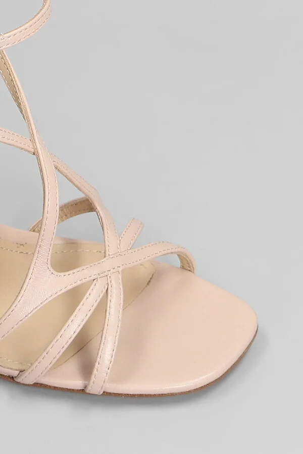 Angela 85 Sandals In Powder Leather - Image 5