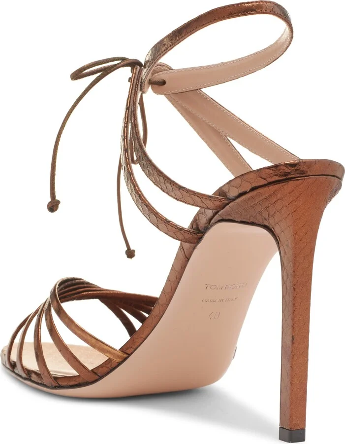 Angelica Ankle Tie Sandal - Image 2