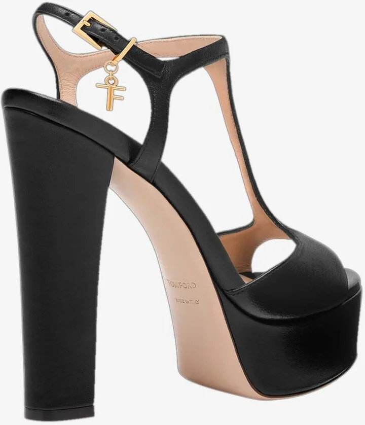 Angelina 130 Platform Leather Sandals - Image 2