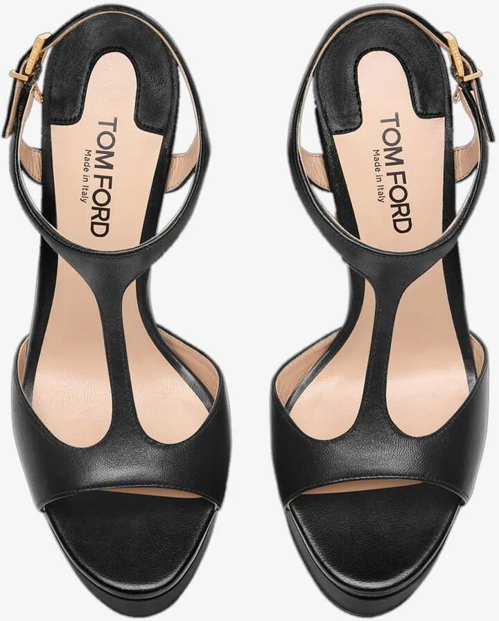 Angelina 130 Platform Leather Sandals - Image 3