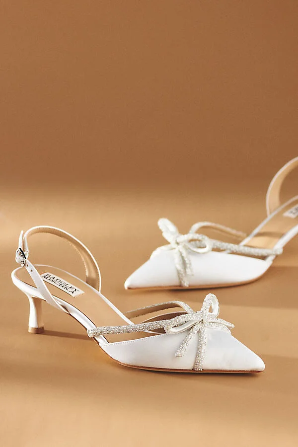 Angelina Slingback Kitten Heels - Image 2