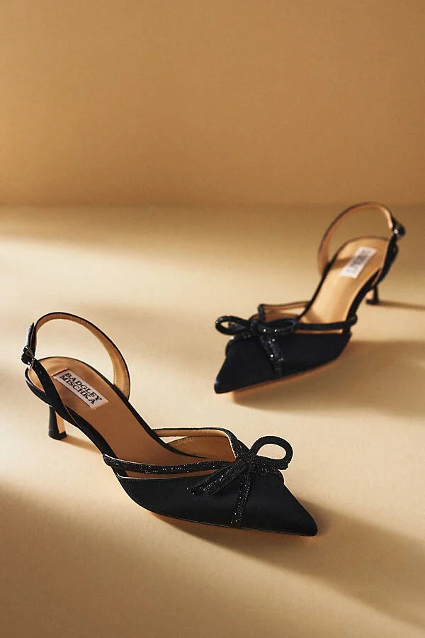 Angelina Slingback Kitten Heels - Image 2