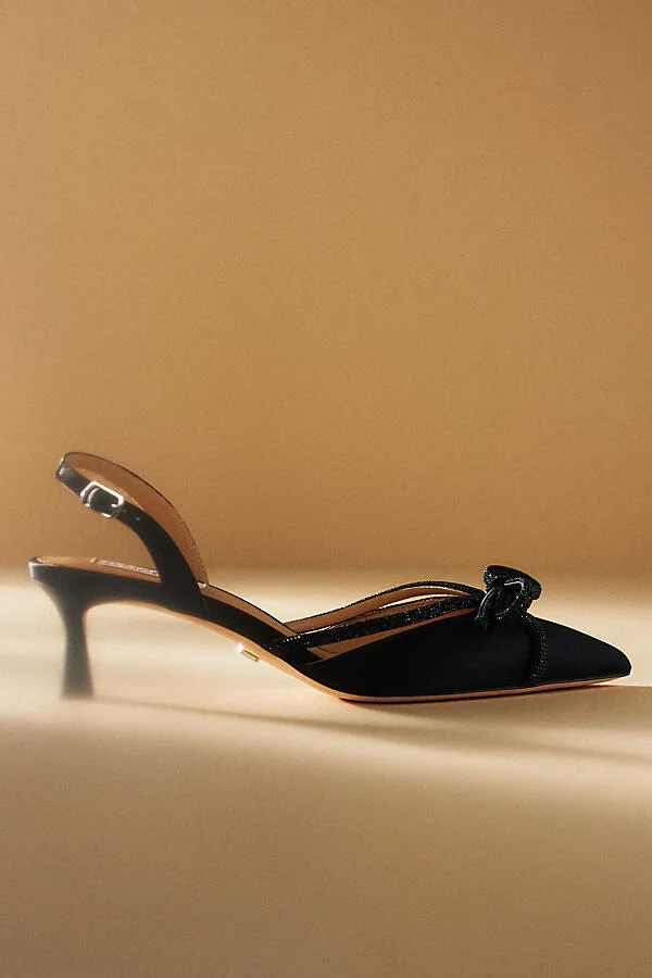 Angelina Slingback Kitten Heels
