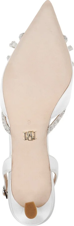 Angelina Slingback Pointed Toe Kitten Heel Pump - Image 6
