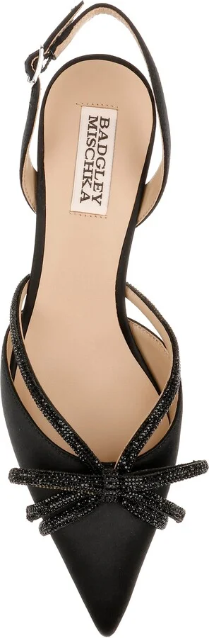 Angelina Slingback Pointed Toe Kitten Heel Pump - Image 11