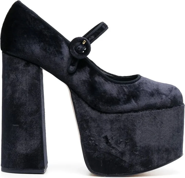 Angelou 150mm platform pumps
