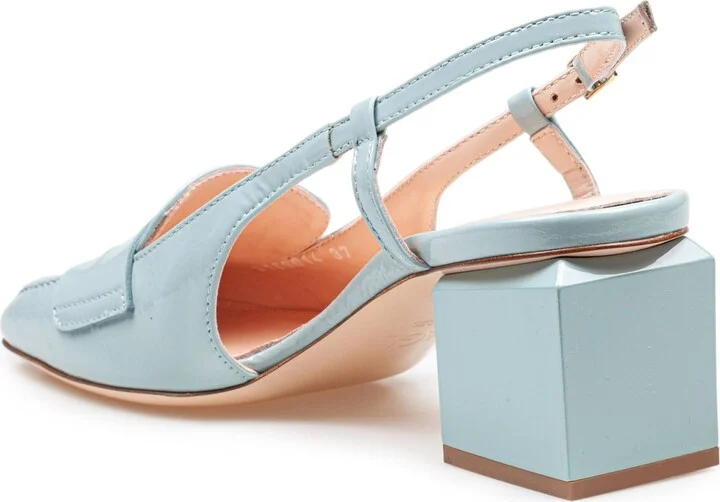 Angie Angie Classic Moccasin In Patent Leather Matcha Color - Image 3