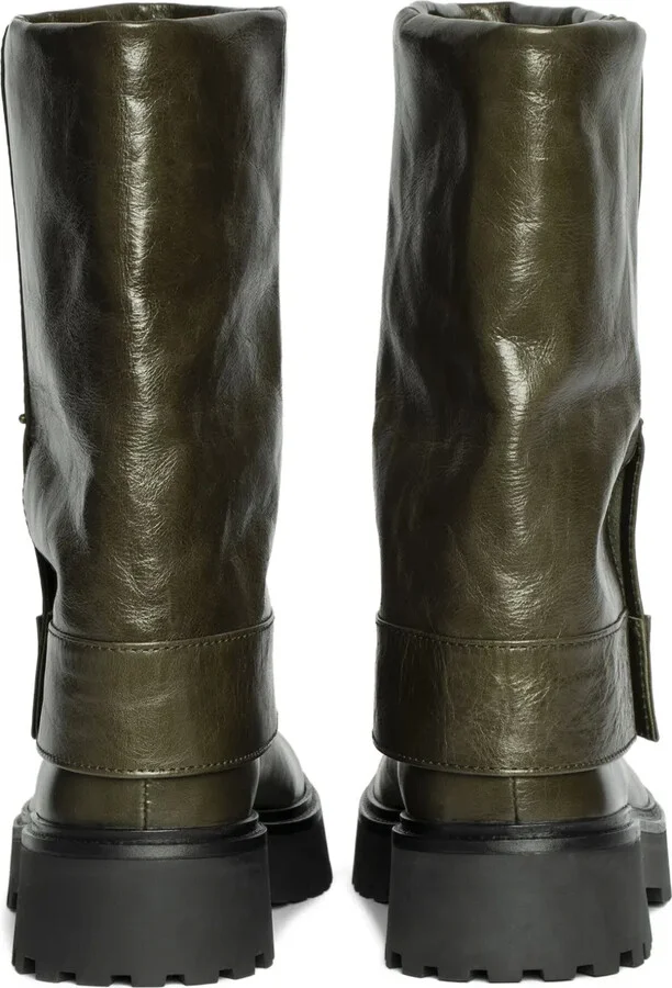 Angie fold-over leather boots - Image 4