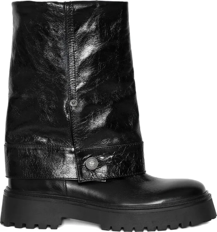 Angie leather ankle boots