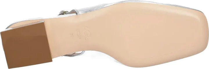 Angie metallic slingback pumps - Image 5
