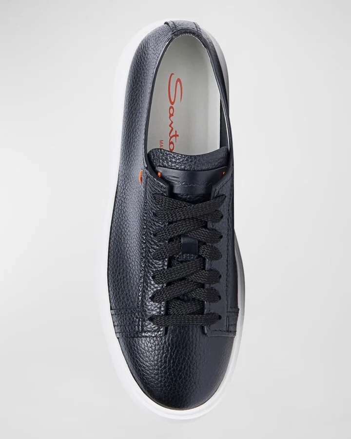 Anginal Leather Low-Top Sneakers - Image 4