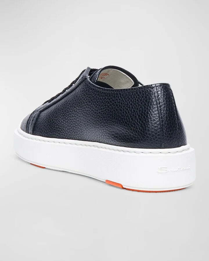 Anginal Leather Low-Top Sneakers - Image 5