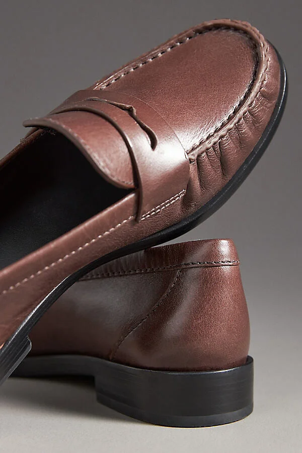 Ani Ruched Flat Loafers - Image 3