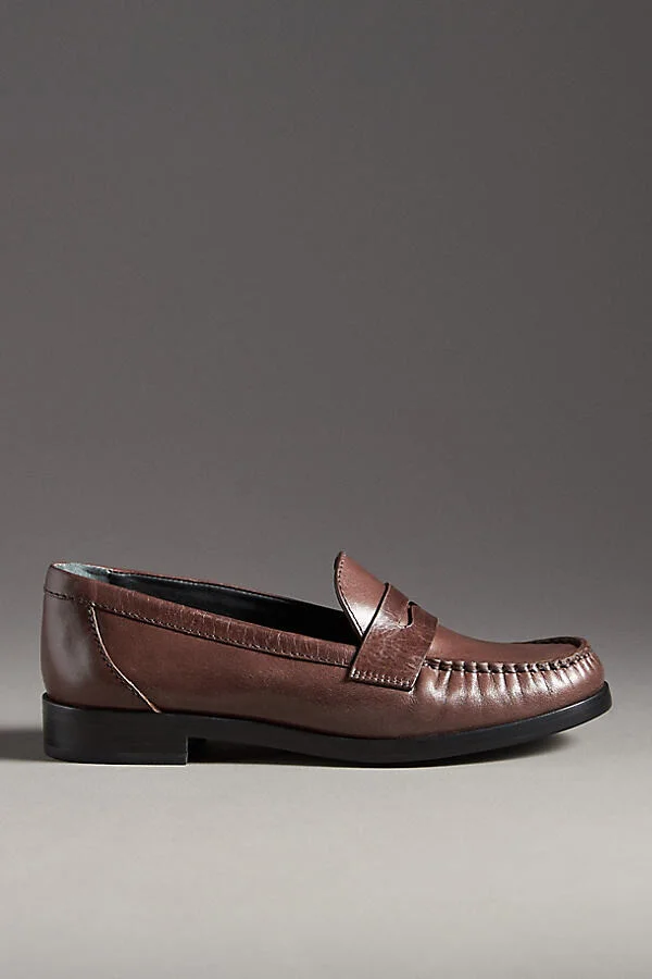 Ani Ruched Flat Loafers
